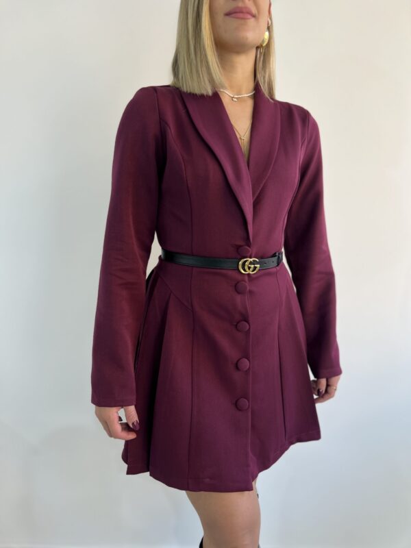 DRESS GIACCA BORDEAUX