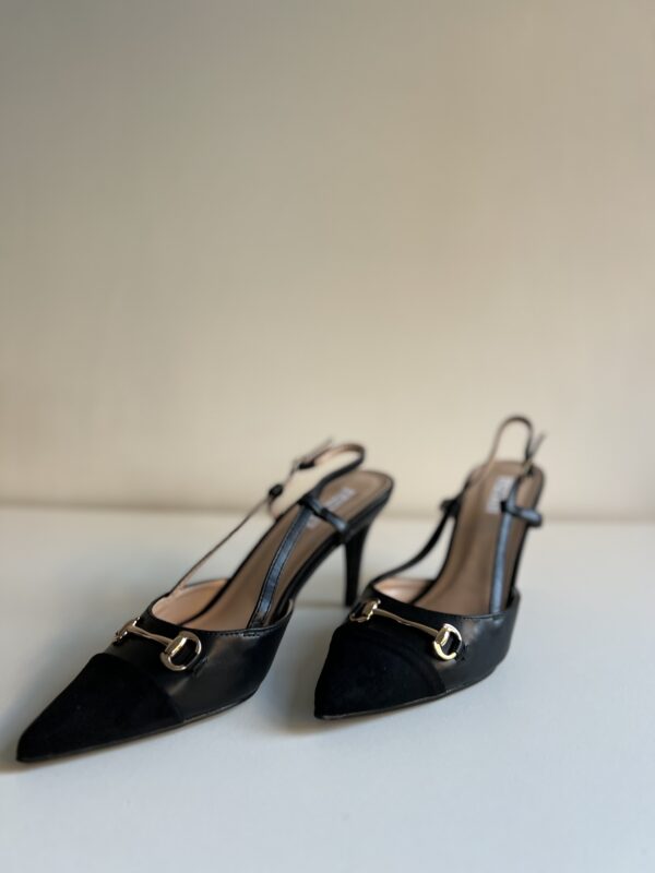 SLINGBACK FIBBIETTA NERO