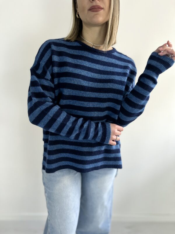 PULL STRIPES BLU