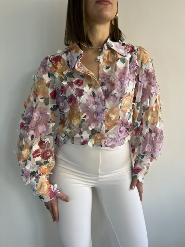 CAMICIA PETALOSA ROSA