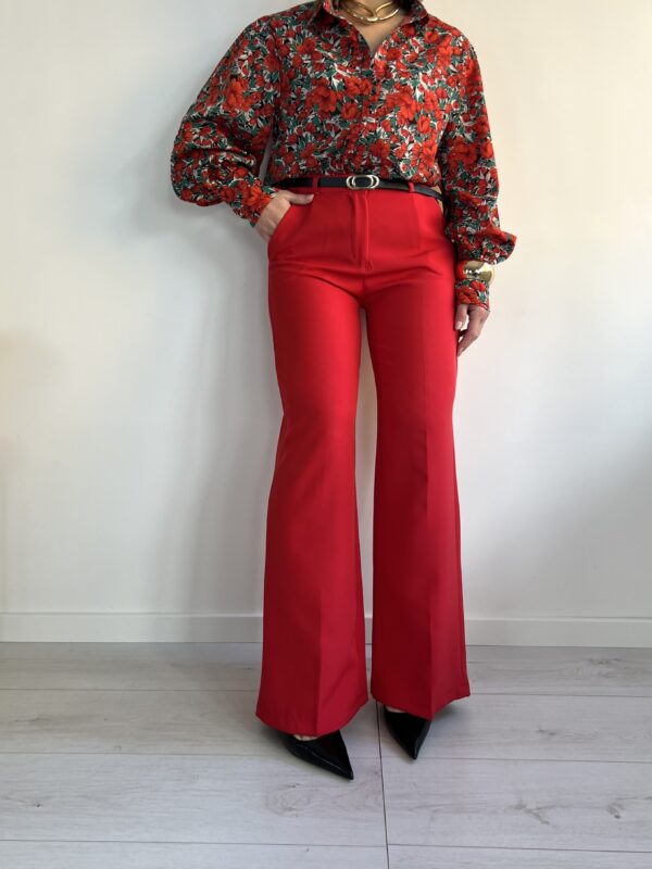 PANTALONE PALAZZO RED