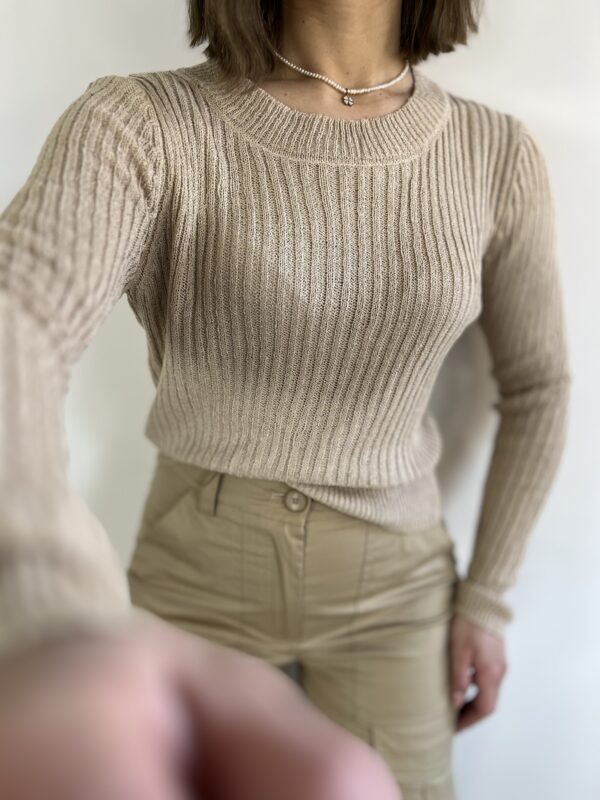 MAGLIA FILO BEIGE